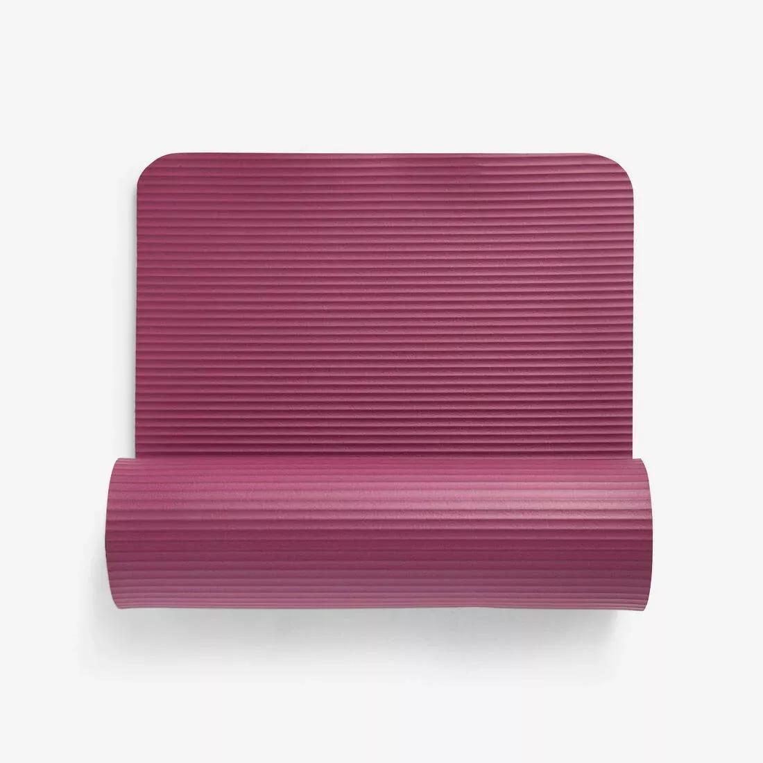 15 mm Comfortable Pilates Mat, Purple, No Color, large image number 0