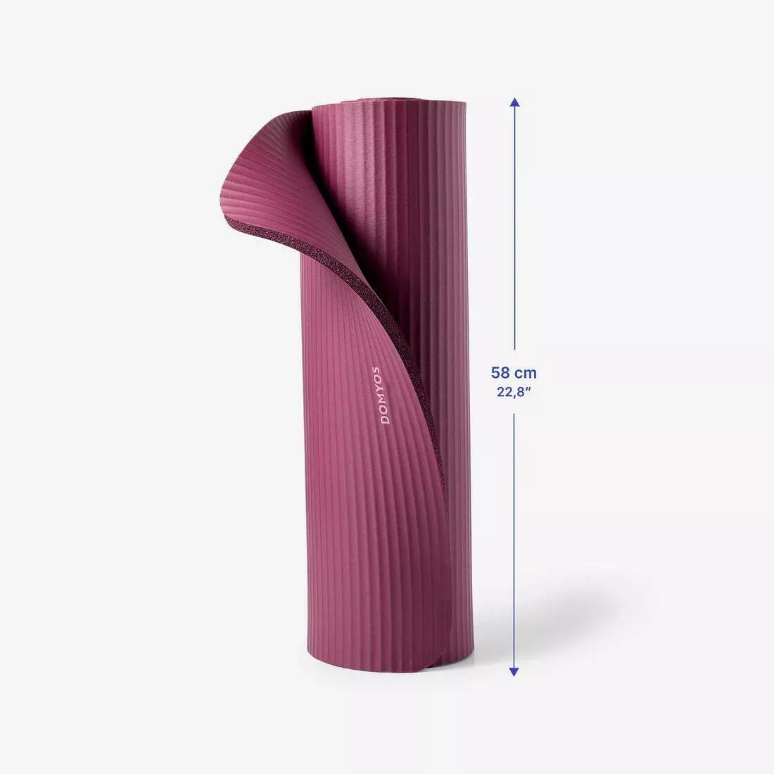 15 mm Comfortable Pilates Mat, Purple, No Color, large image number 5