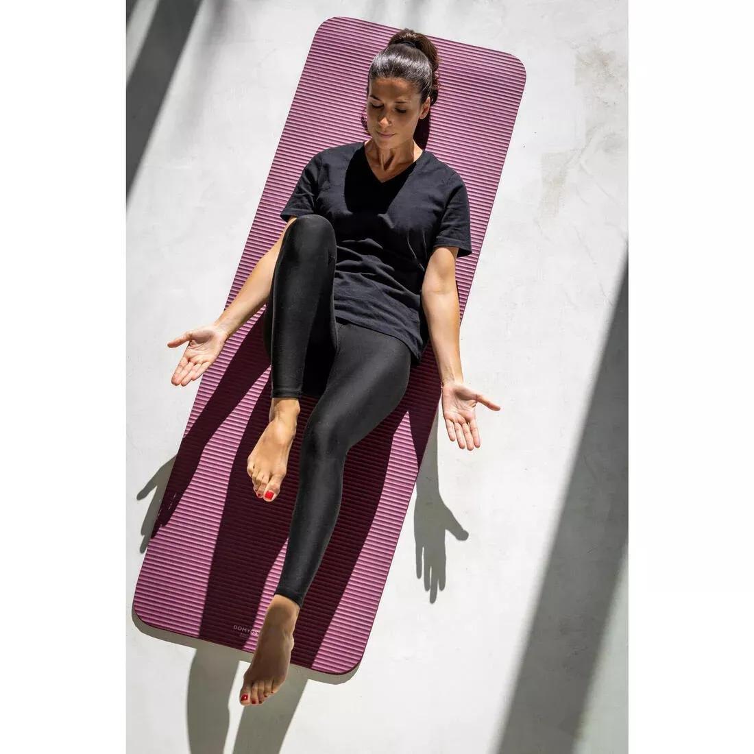 15 mm Comfortable Pilates Mat, Purple, No Color, large image number 7