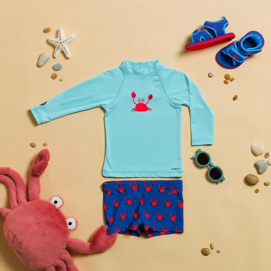 Baby long-sleeve UV-protection T-Shirt, No Color, large image number 0