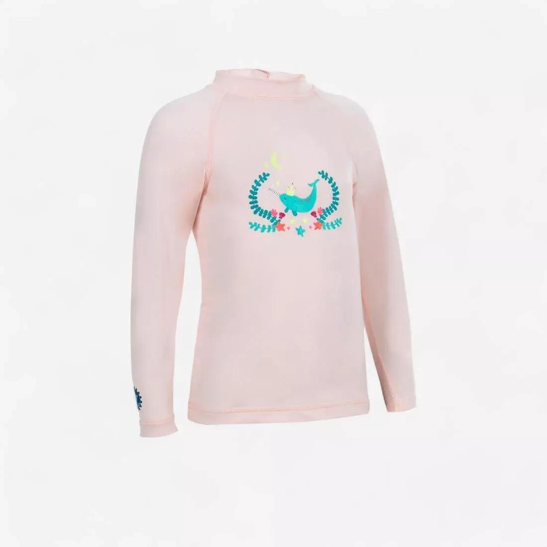 Baby long-sleeve UV-protection T-Shirt, No Color, medium