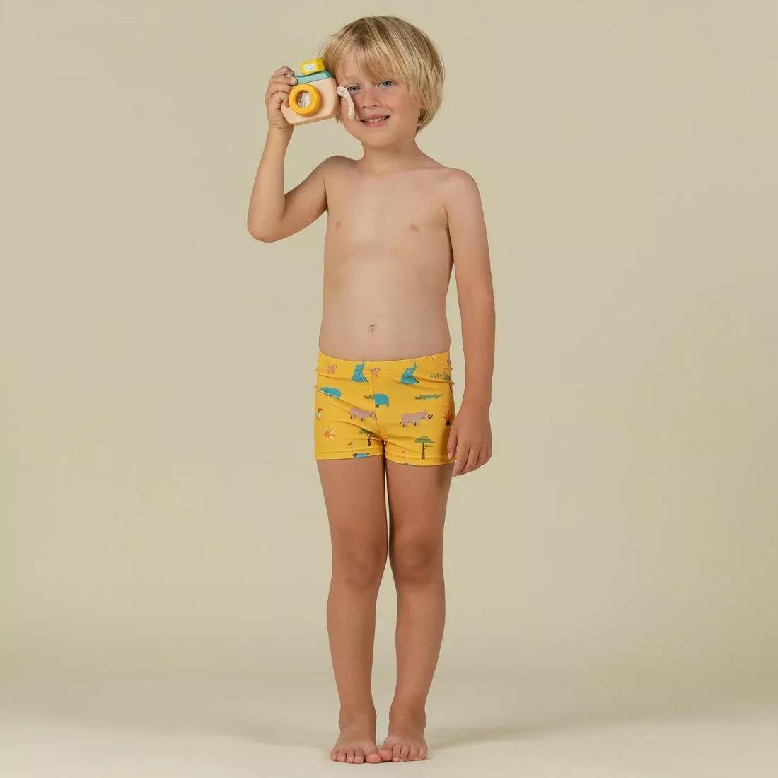 DEFAULT Baby / Kids' Swim Shorts - Blue Crab Print, , large image number 1