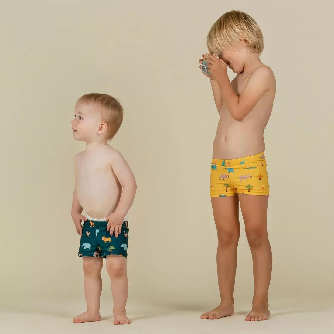 DEFAULT Baby / Kids' Swim Shorts - Blue Crab Print, , large image number 11