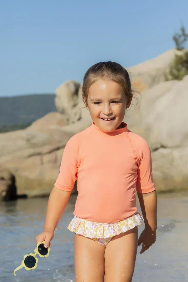 Kids Unisex Uv-Protection Short Sleeve T-Shirt, Orange, , large image number 3