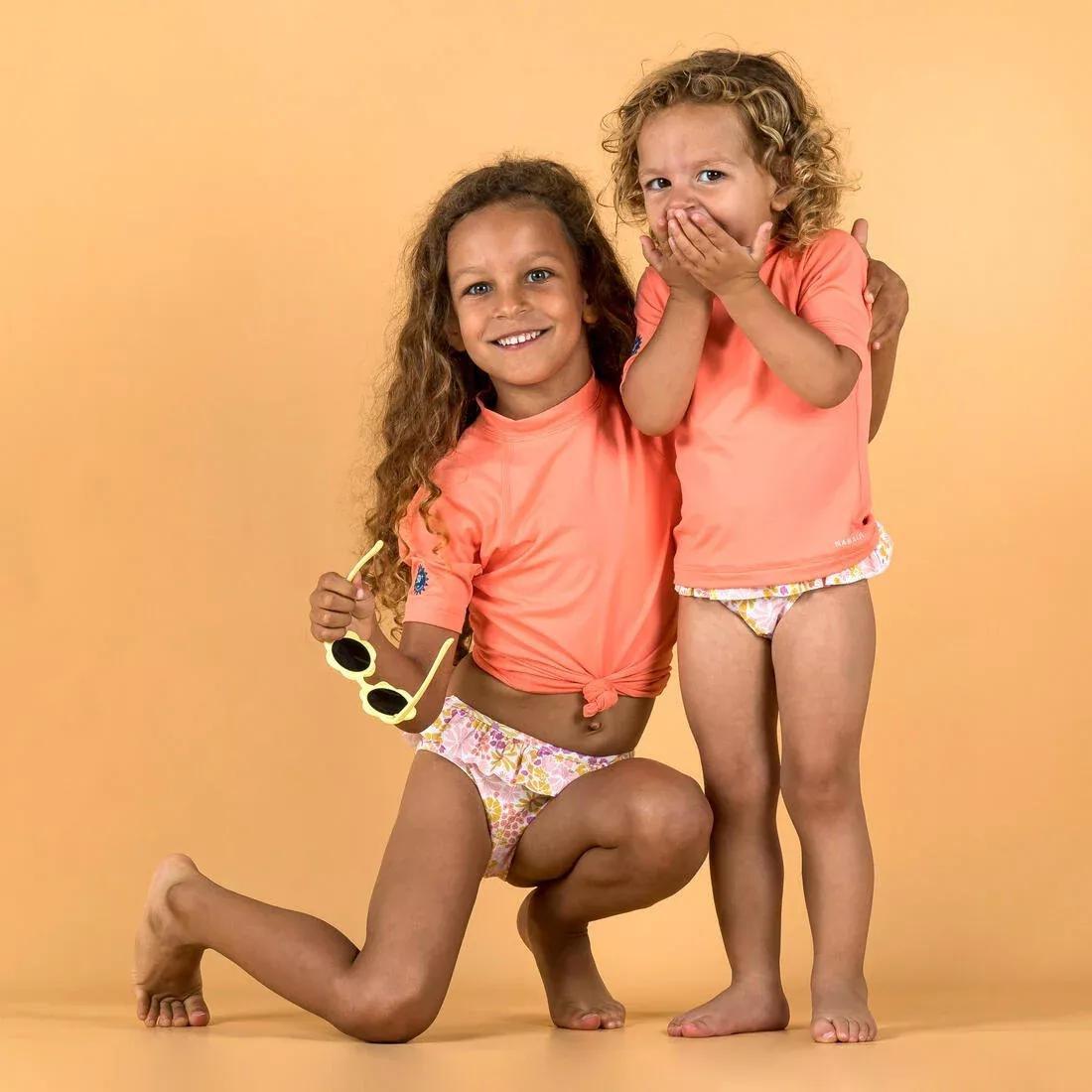 Kids Unisex Uv-Protection Short Sleeve T-Shirt, Orange, , large image number 13