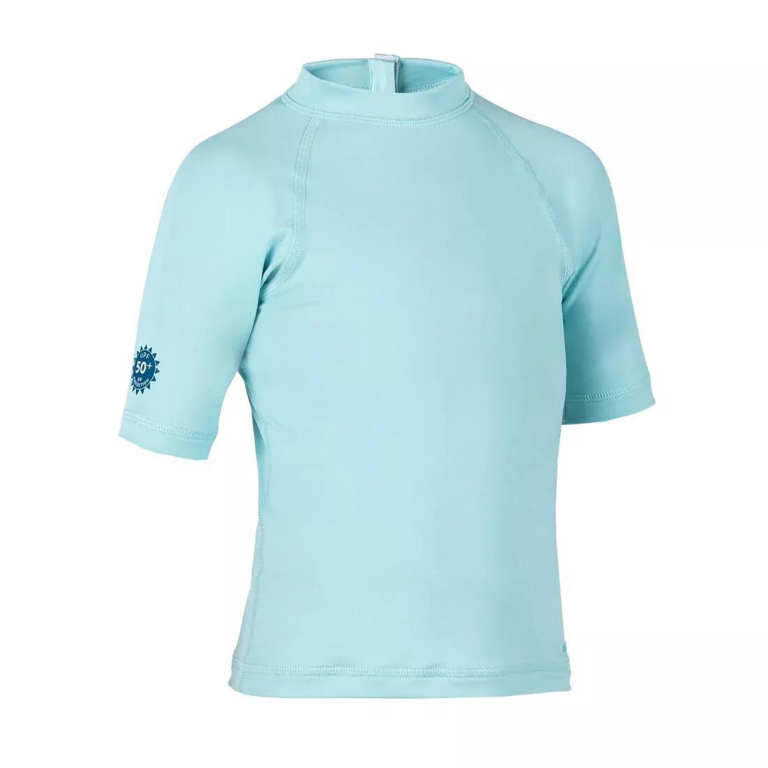 Kids Unisex Uv-Protection Short Sleeve T-Shirt, Turquoise, , large image number 7
