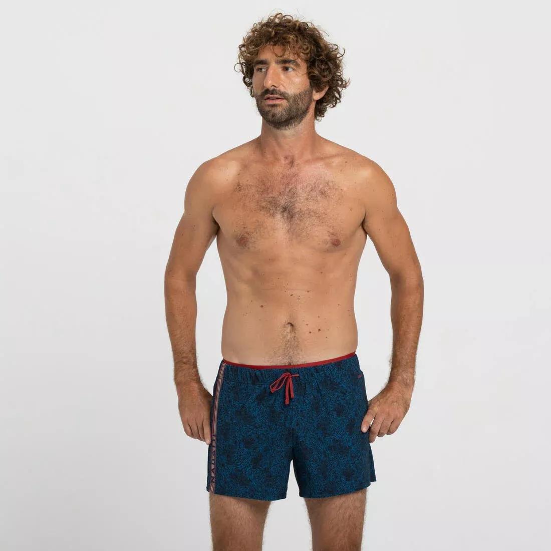 Men Swimming Shorts - 100, Black, No Color, medium