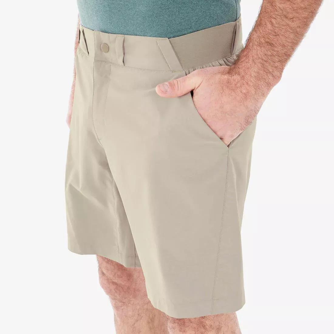 Men Hiking Shorts - MH100, Brown, 5401_000, medium