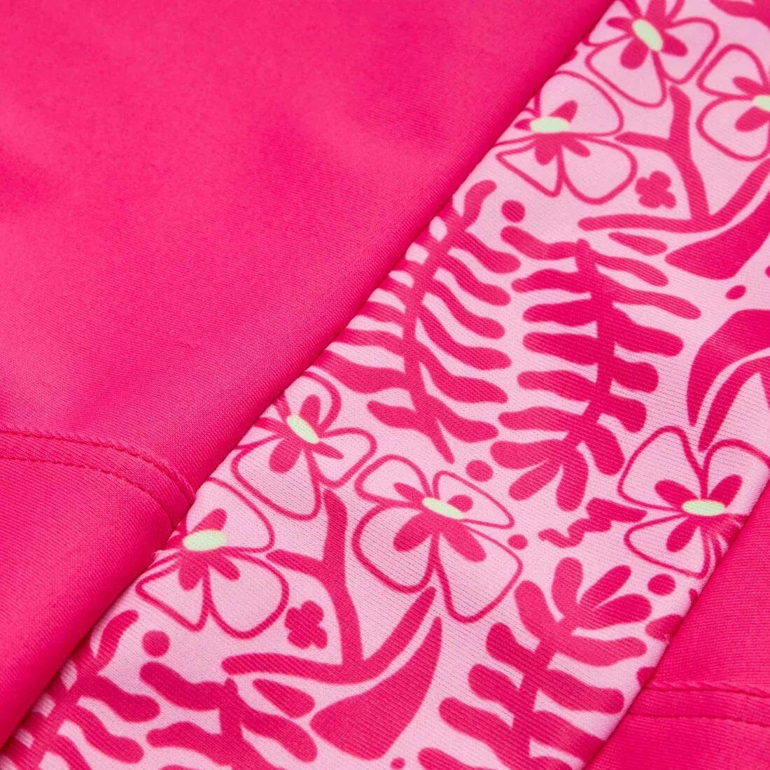 LYCHEE PINK Girls' swimming 1-piece shorty swimsuit, No Color, large image number 3