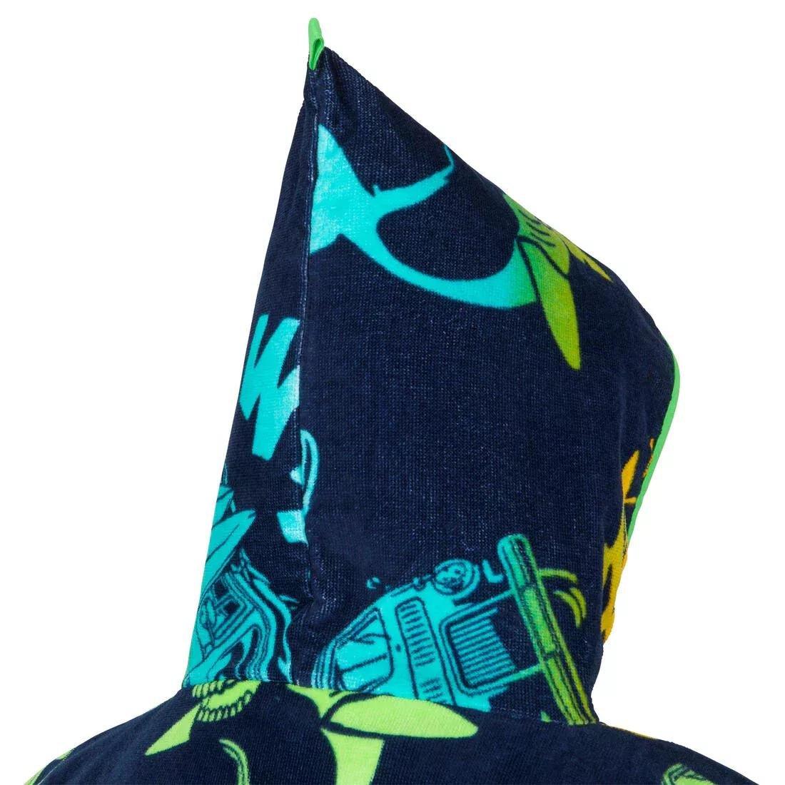 Kids' Surf Poncho 500 (110 to 135 cm) - Surfy, No Color, large image number 8