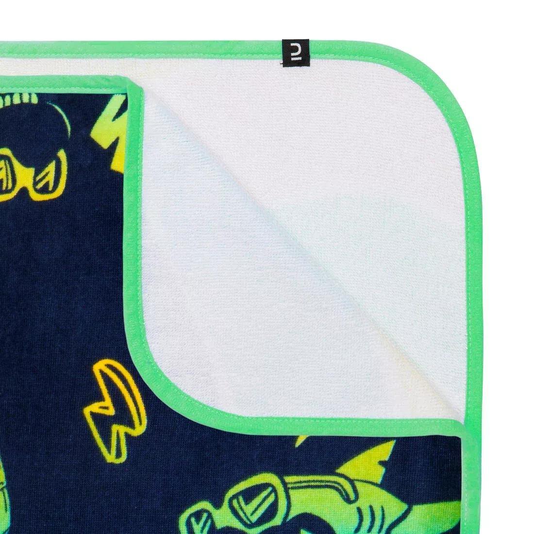 Kids' Surf Poncho 500 (110 to 135 cm) - Surfy, No Color, large image number 9