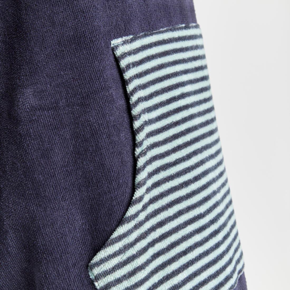 Adult surf beach poncho >150 cm - 900 Fish, Blue, No Color, large image number 4