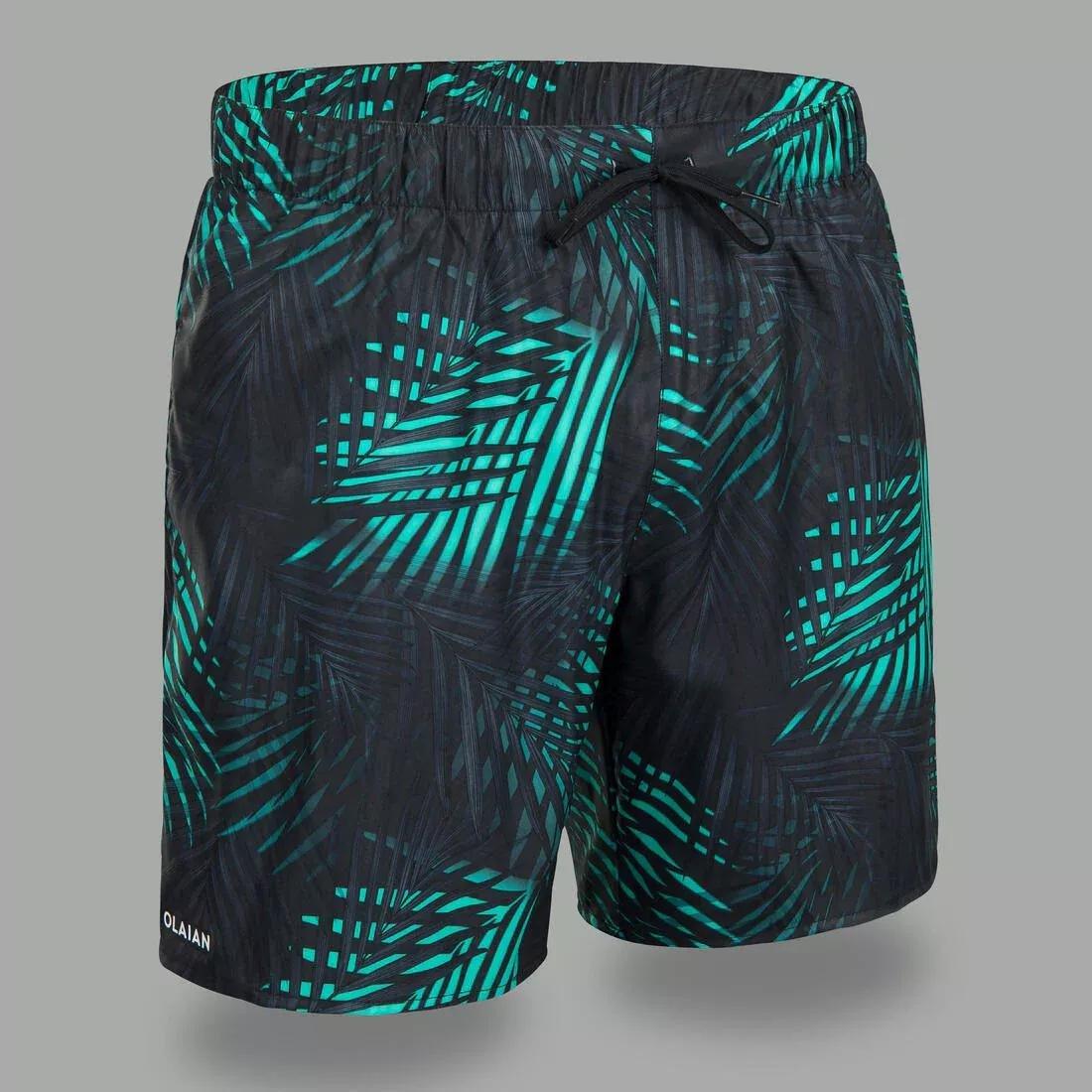 Men Surfing Boardshorts - 100 15Inch Popstripe, Blue, , large image number 0