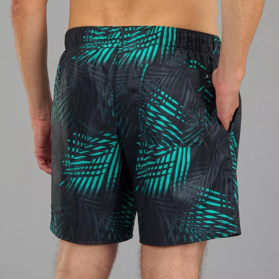 Men Surfing Boardshorts - 100 15Inch Popstripe, Blue, No Color, medium