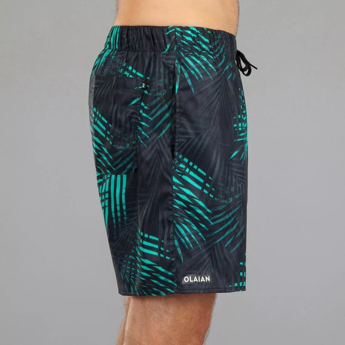Men Surfing Boardshorts - 100 15Inch Popstripe, Blue, No Color, medium