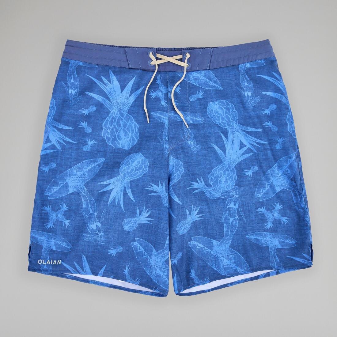 Men Boardshort Surf 100 Long, Black, , large image number 8