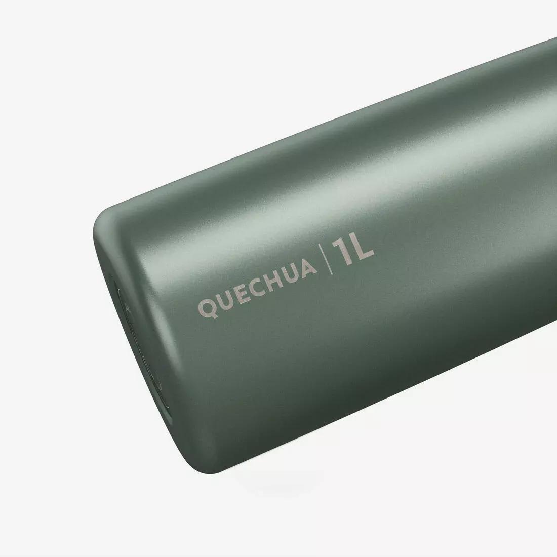 1 L Stainless Steel Water Flask 100 With Screw Cap For Hiking, Grey, No Color, large image number 7