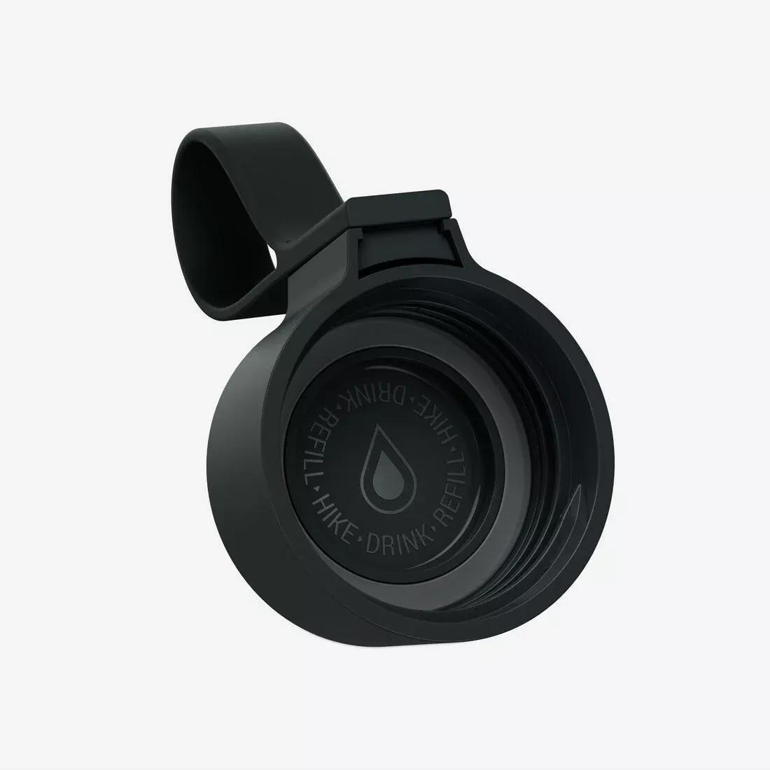 1 L Stainless Steel Water Flask 100 With Screw Cap For Hiking, Burgundy, No Color, large image number 4