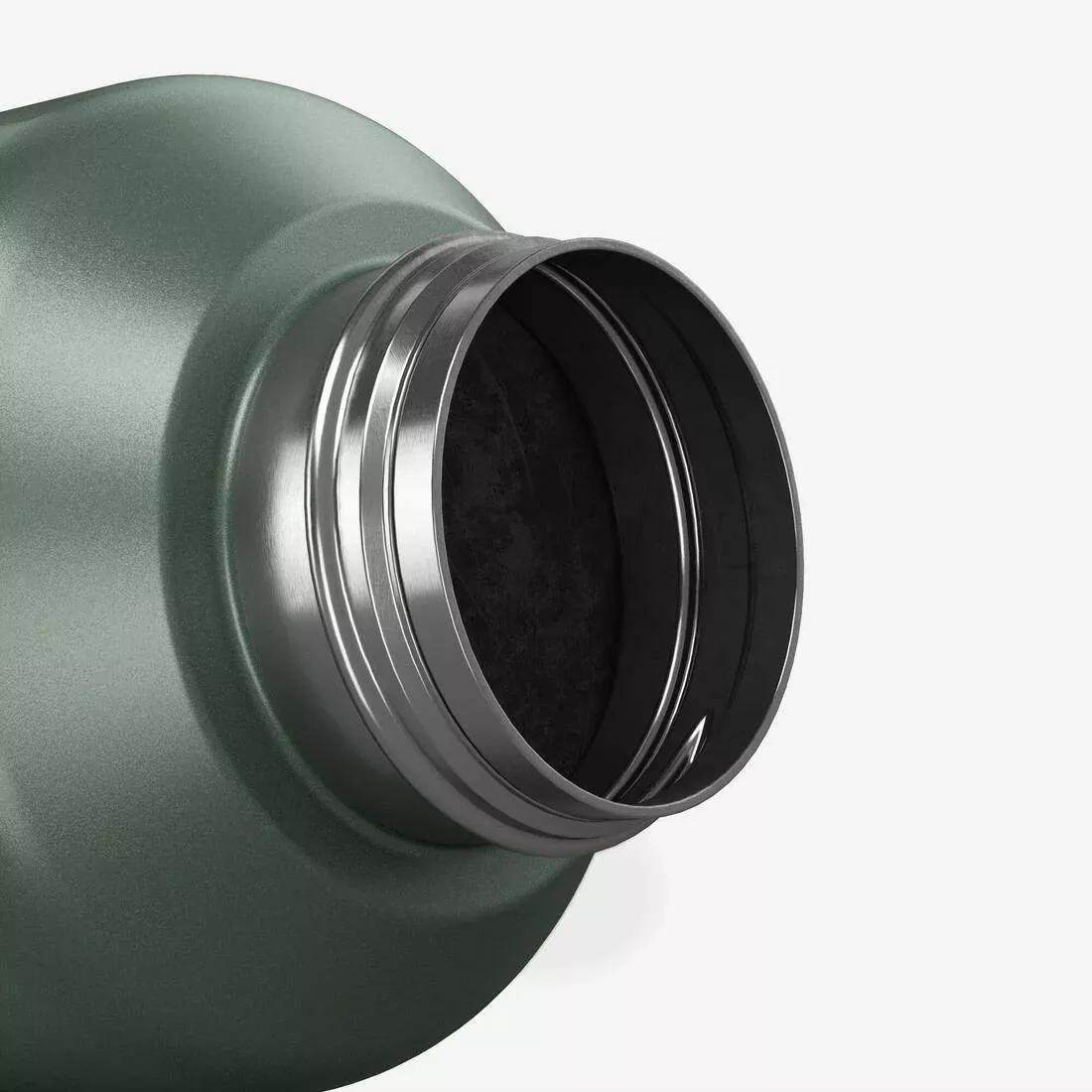 1 L Stainless Steel Water Flask 100 With Screw Cap For Hiking, Green, 5401_000, large image number 10