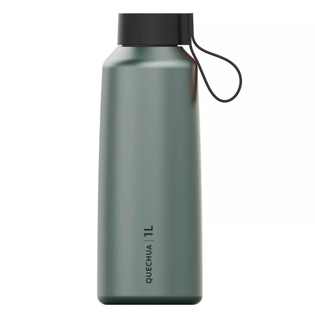 1 L Stainless Steel Water Flask 100 With Screw Cap For Hiking, Green, 5401_000, large image number 11