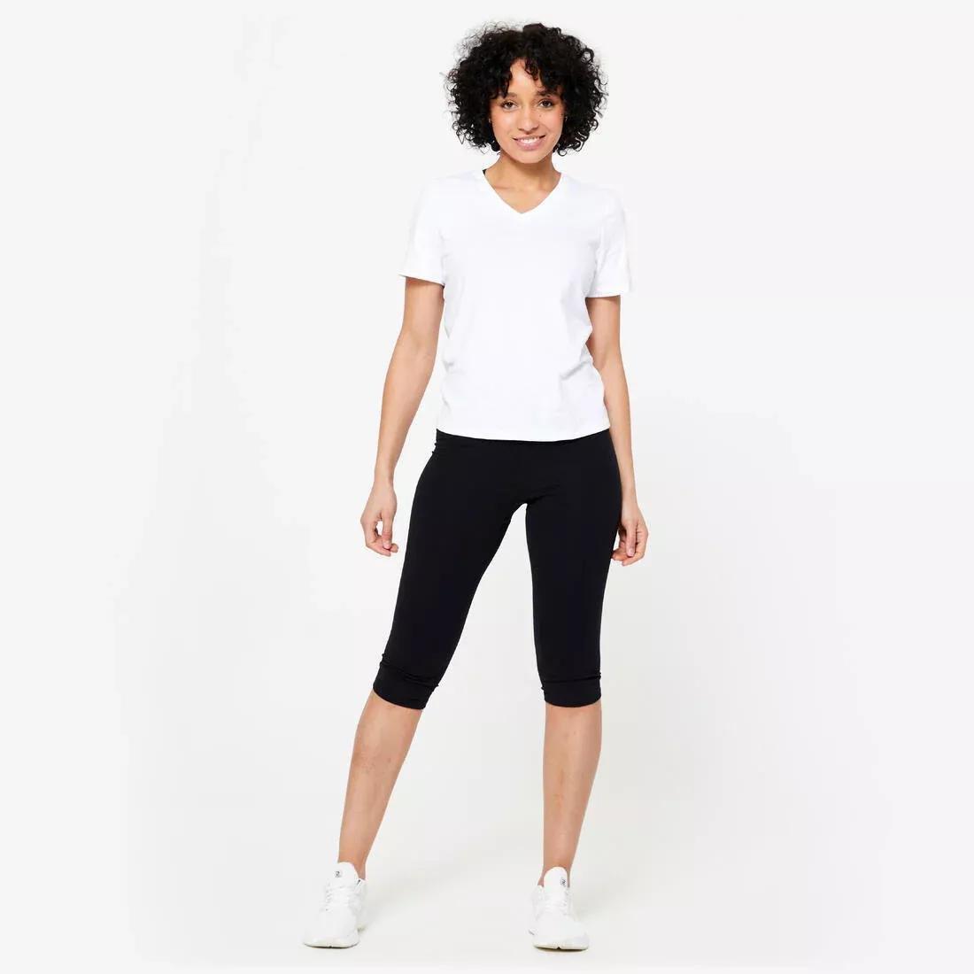 Women Slim-Fit Cropped Bottoms, Black, No Color, large image number 1