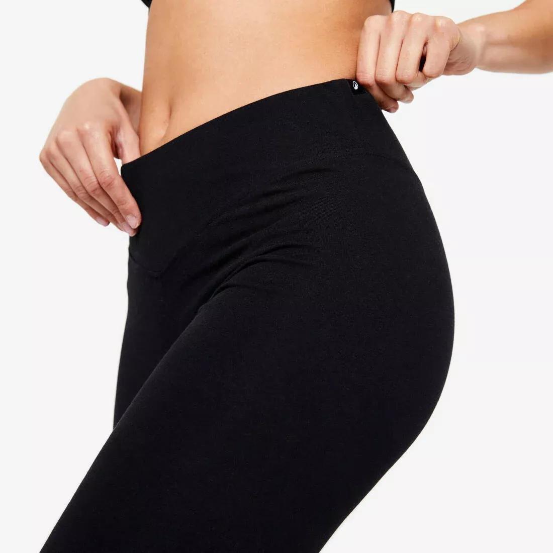 Women Slim-Fit Cropped Bottoms, Black, No Color, large image number 4