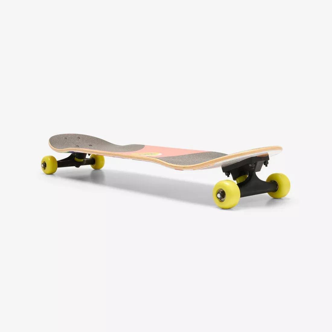 Kids Unisex Skateboard Ages 3 To 7 - Play 120 Happy Mountains, Orange, No Color, large image number 3