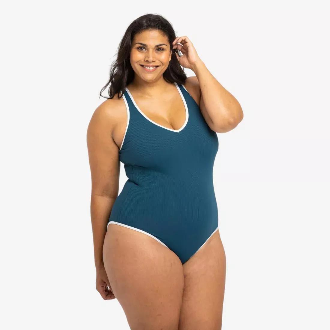 Women 1-piece Swimsuit - Virginia, Blue, No Color, large image number 0