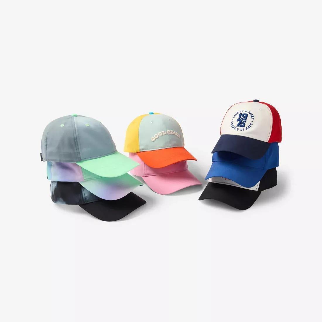 Kids Unisex Adjustable Breathable Cap, White, No Color, large image number 8