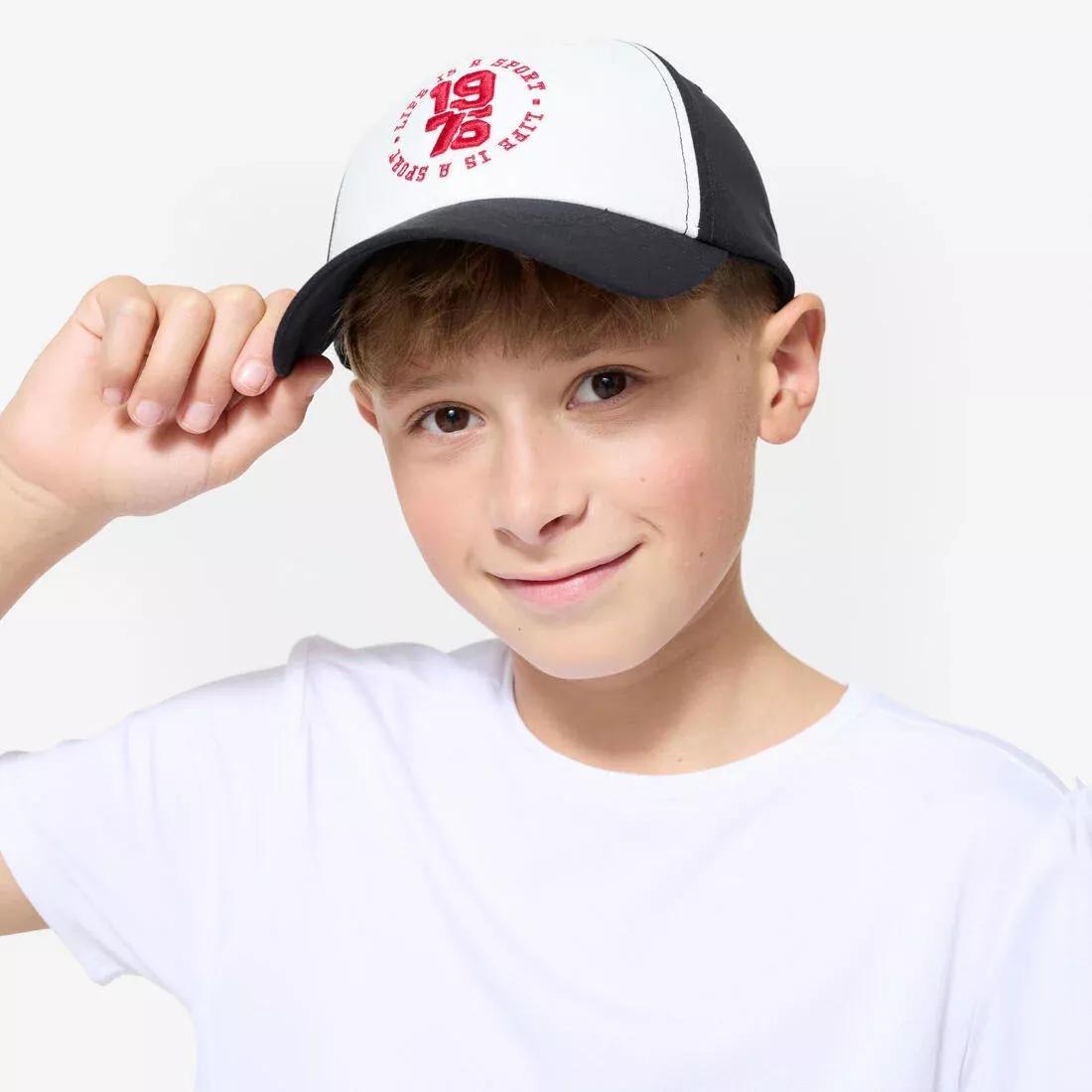 Kids Unisex Adjustable Breathable Cap, Black, No Color, large image number 9