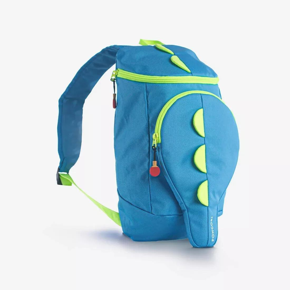 Kids Unisex Table Tennis Backpack With Racket Cover - 10L, Blue, No Color, medium