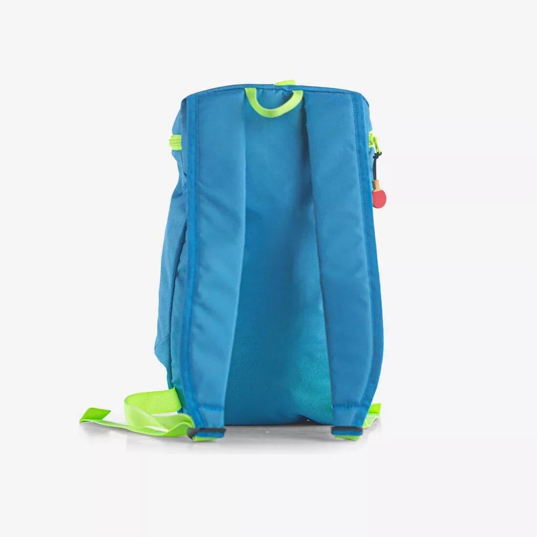 Kids Unisex Table Tennis Backpack With Racket Cover - 10L, Blue, No Color, medium