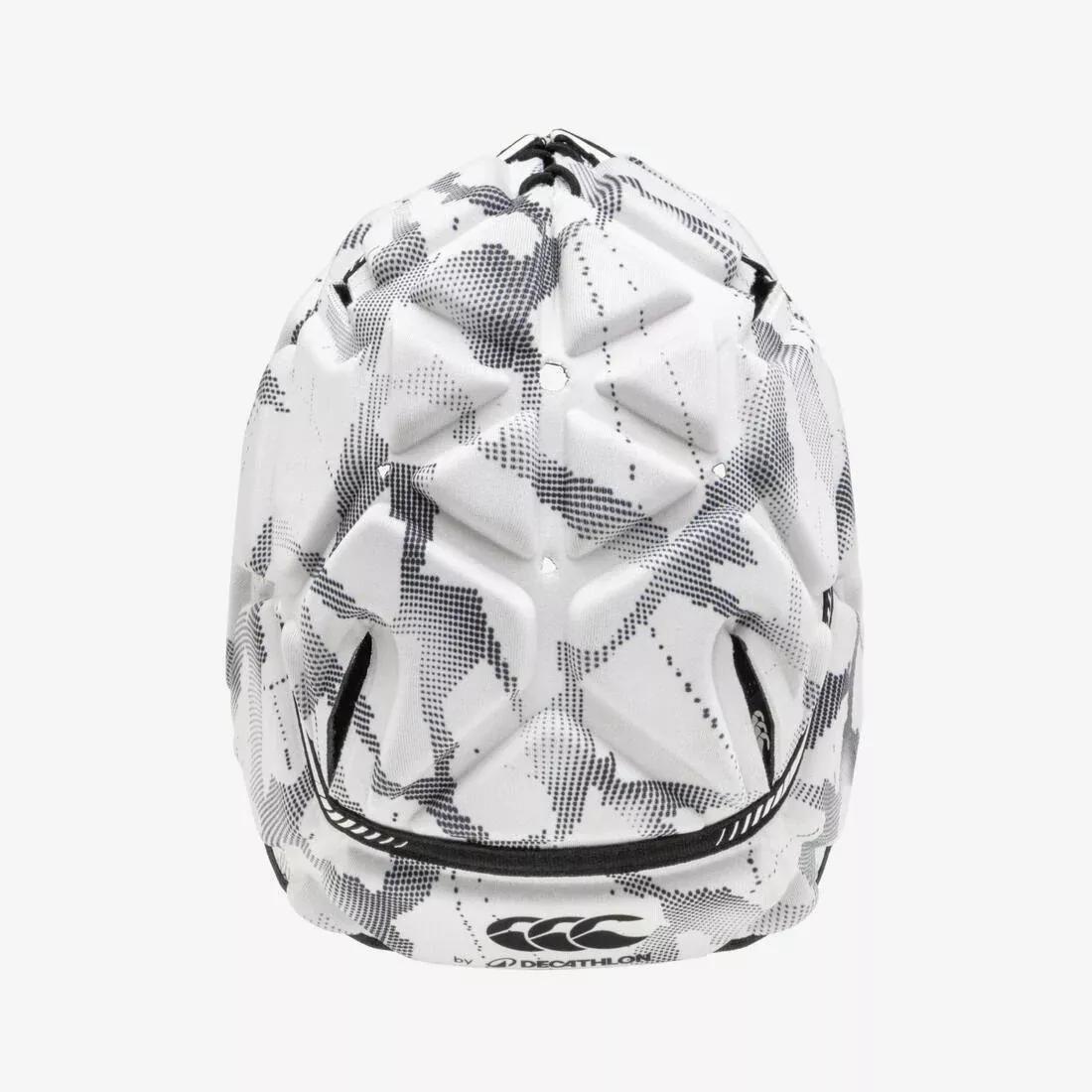 Kids/Adult Rugby Scrum Cap - R500, White, No Color, large image number 3