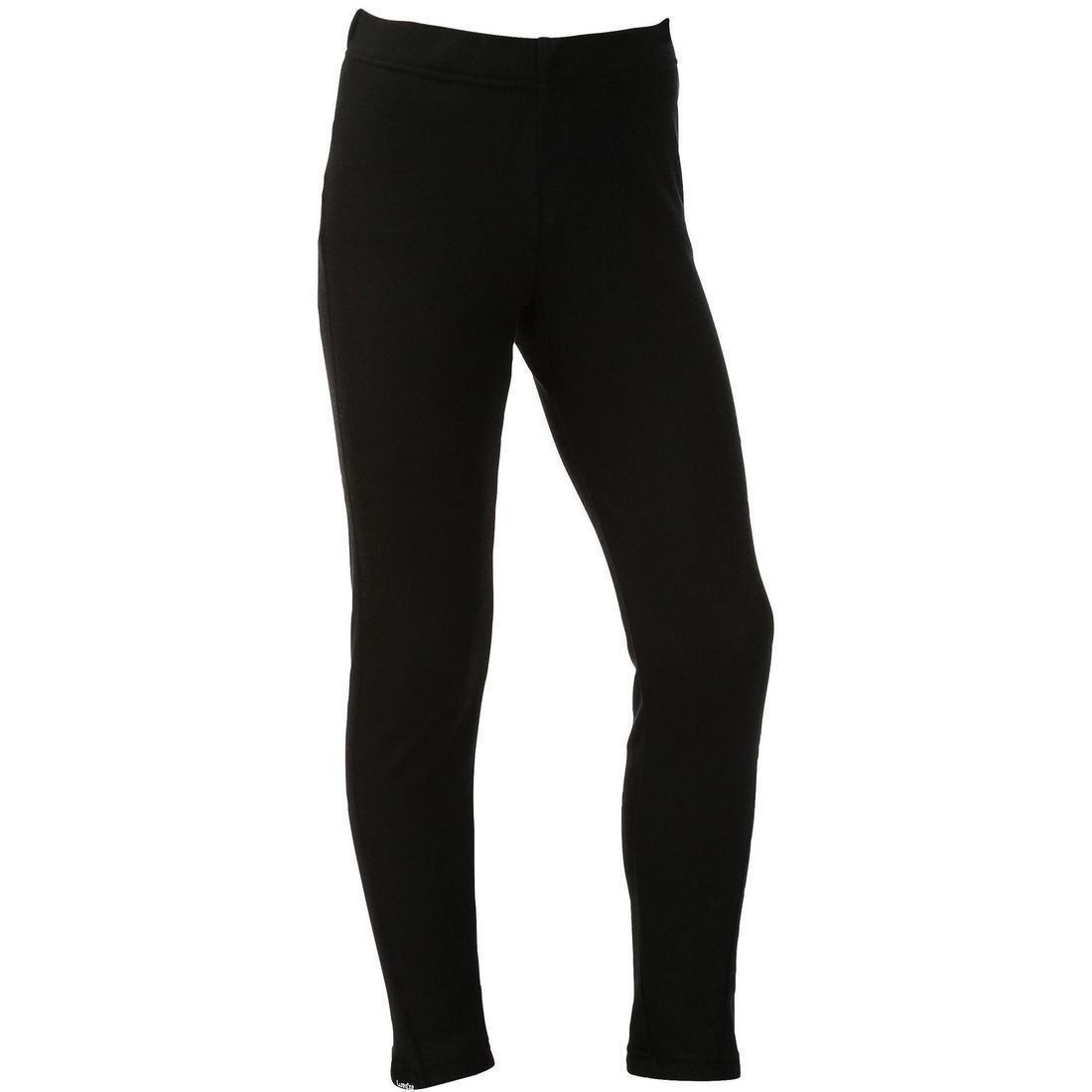 14-15Y Children's Skiing Base Layer Bottoms, Charcoal Grey, , large image number 0