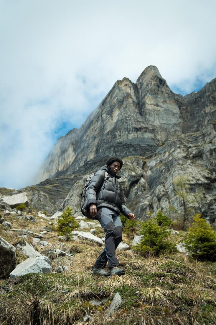 Men water-repellent and wind-resistant trekking trousers - MT900, Navy, 5401_000, large image number 9