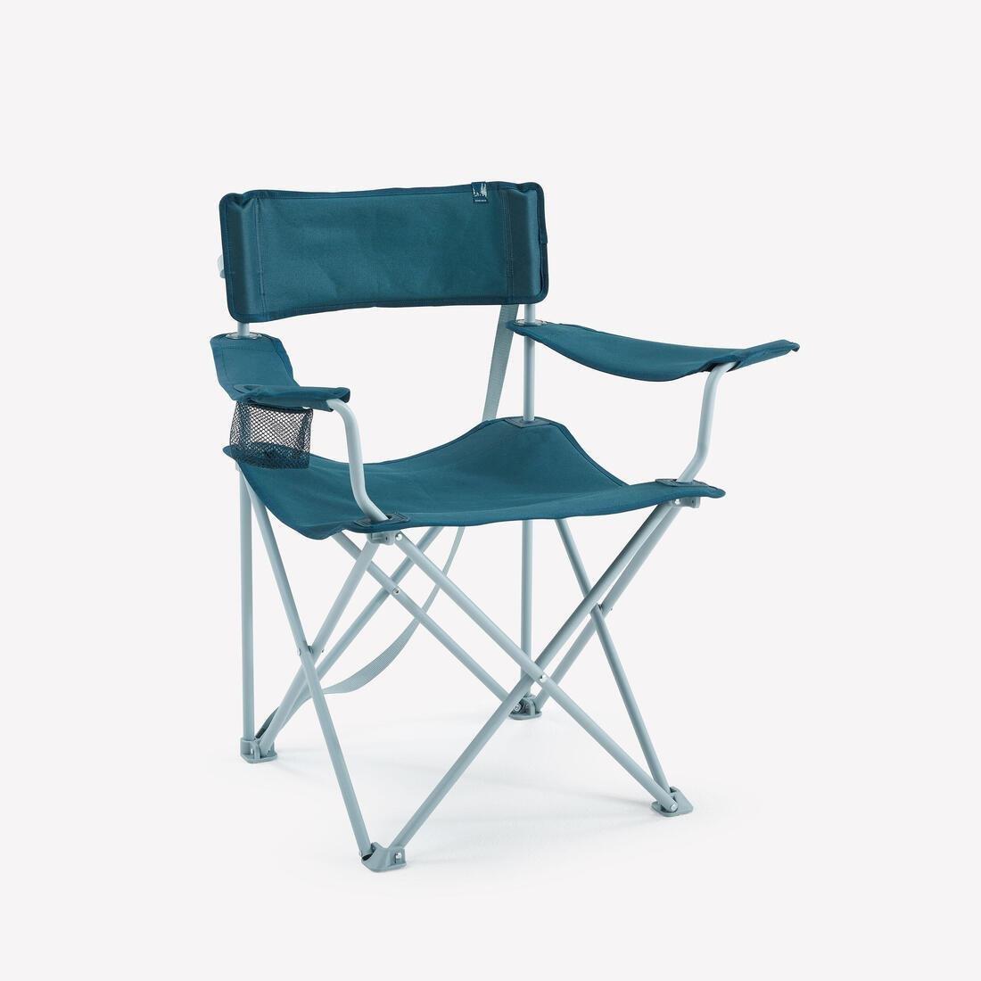 Camping Folding Armchair, Green, No Color, large image number 1