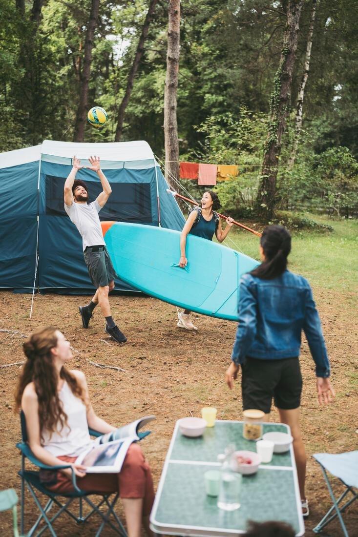 Camping Folding Armchair, Green, No Color, large image number 3