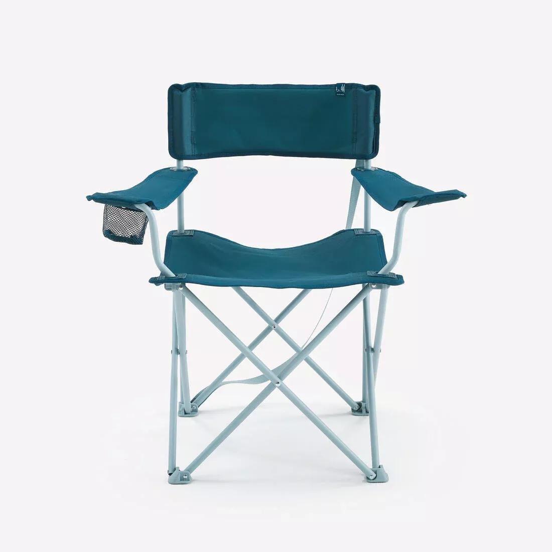 Camping Folding Armchair, Navy, No Color, medium