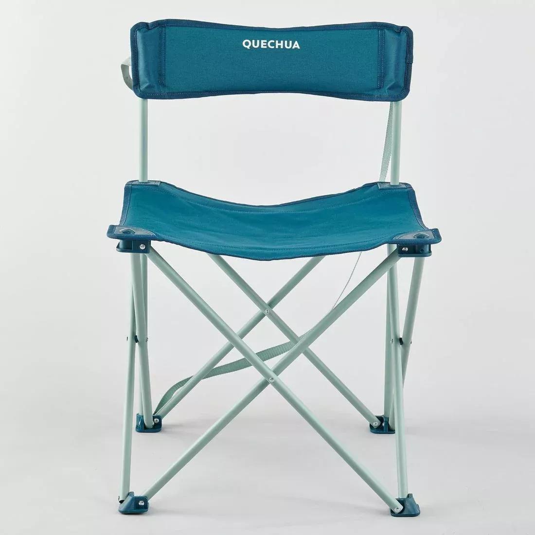 Folding Camping Chair, Blue, No Color, large image number 4