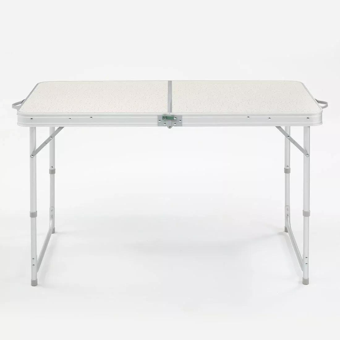 Folding Camping Table - 4 Stools - 4 To 6 People, Green, No Color, large image number 5