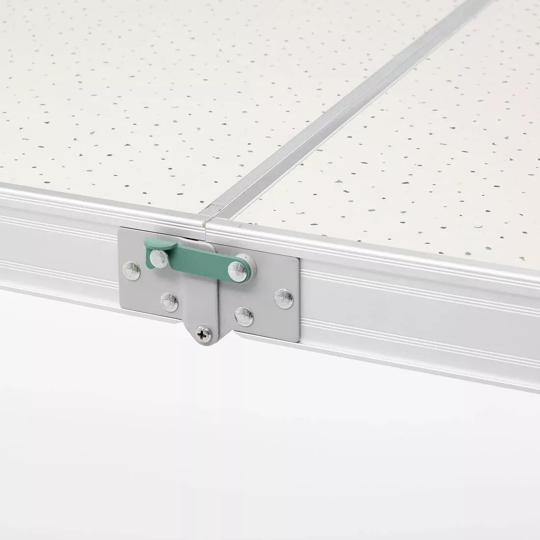 Folding Camping Table - 4 Stools - 4 To 6 People, Green, No Color, large image number 9