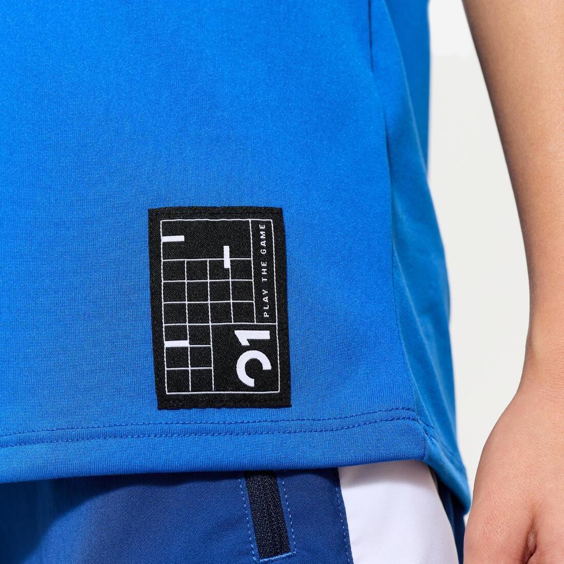 Kids Unisex Breathable T-Shirt, Blue, No Color, large image number 5