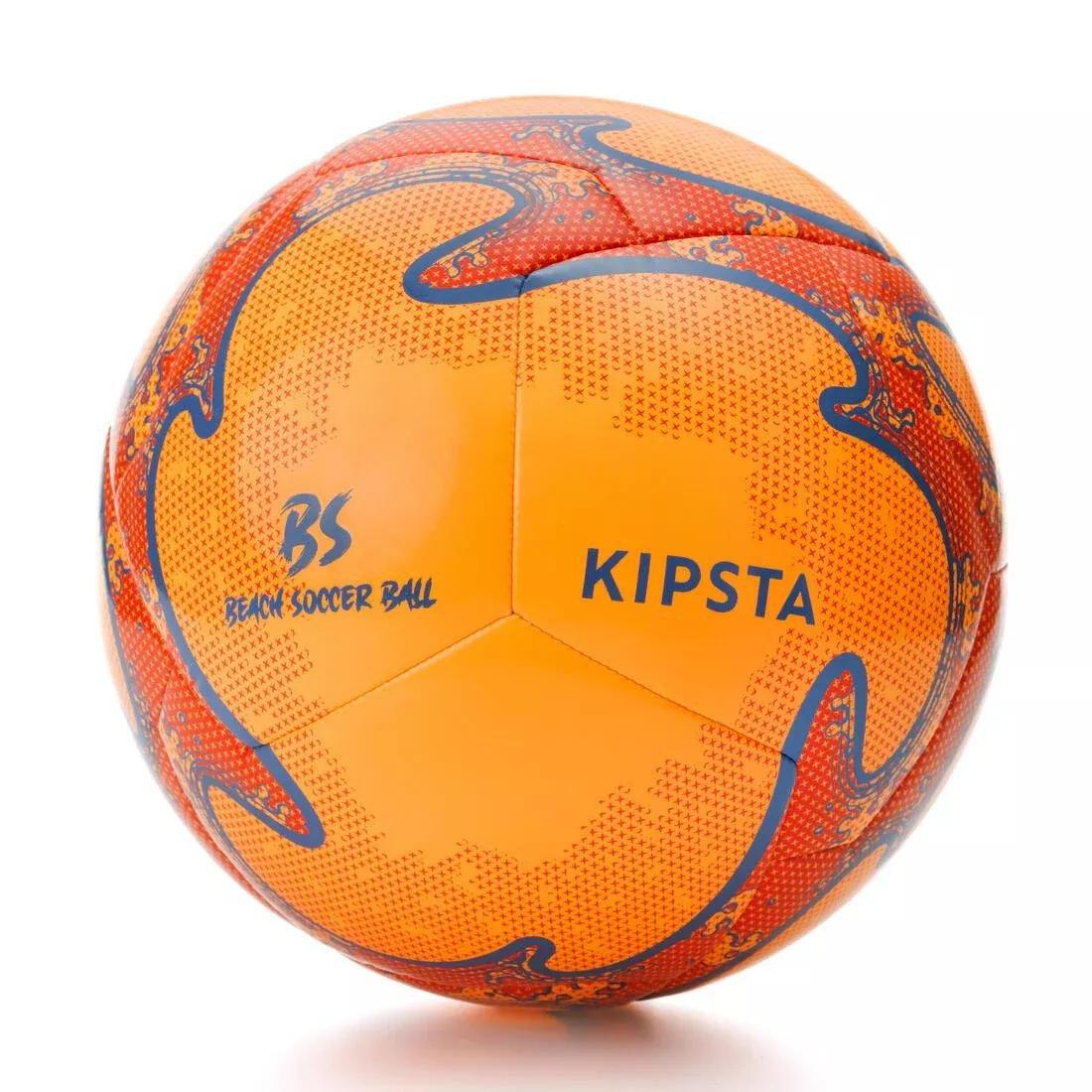 Size 5 Hybrid Beach Soccer Ball Light, Orange, No Color, large image number 0
