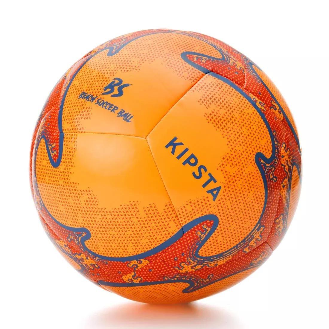 Size 5 Hybrid Beach Soccer Ball Light, Orange, No Color, large image number 2