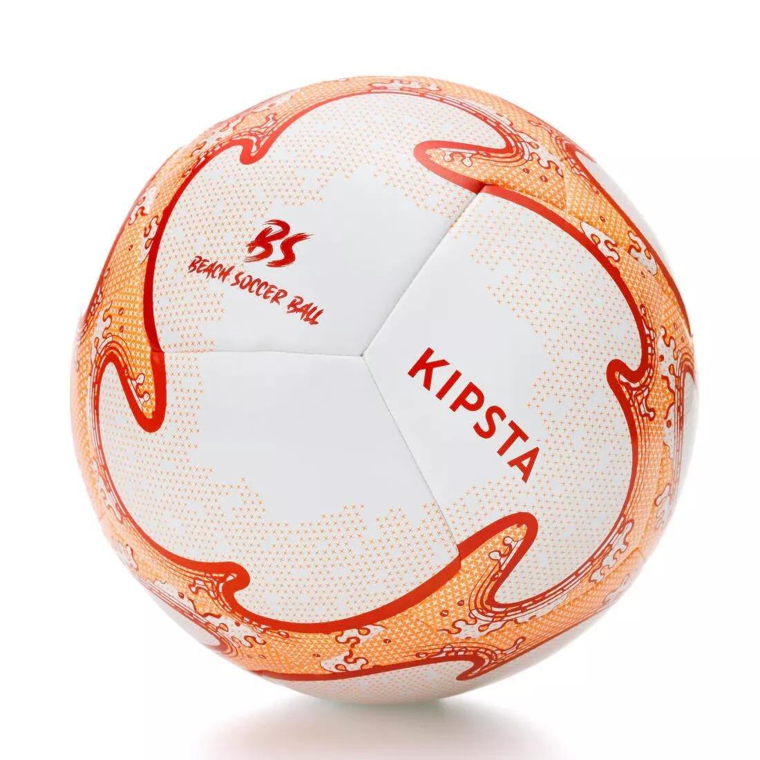 Size 5 Hybrid Beach Soccer Ball Light, Orange, No Color, large image number 3