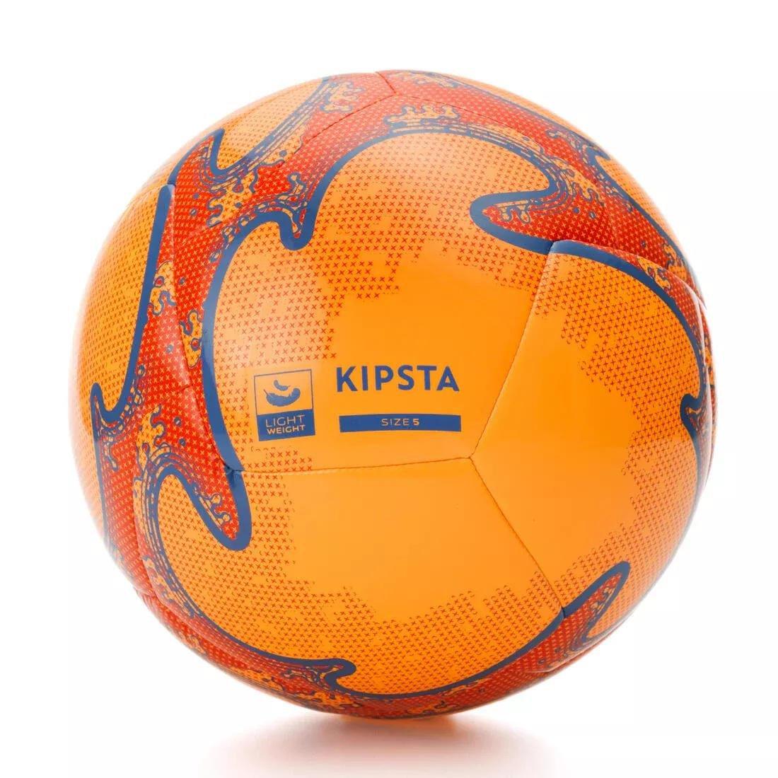 Size 5 Hybrid Beach Soccer Ball Light, Orange, No Color, large image number 4