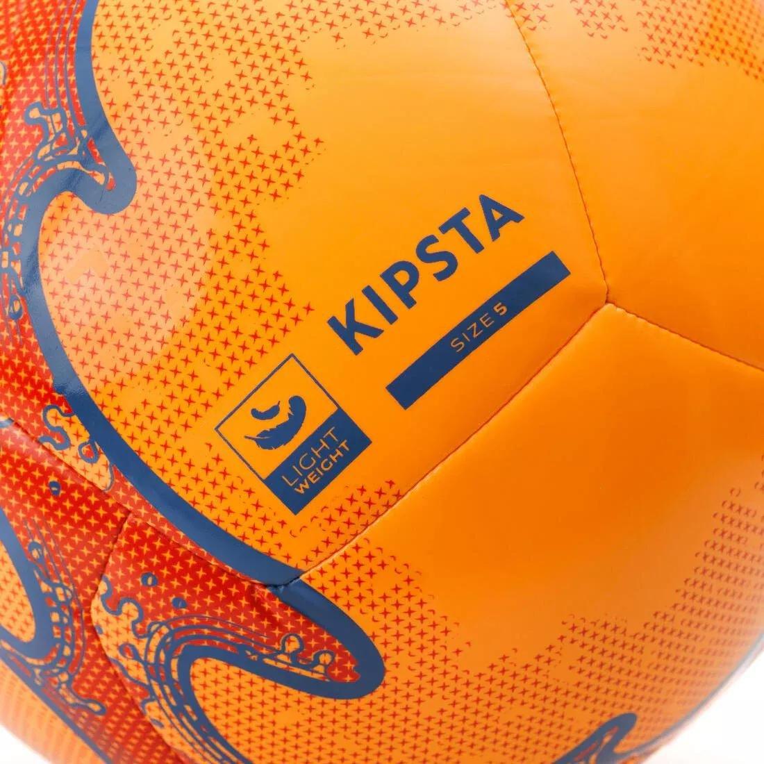 Size 5 Hybrid Beach Soccer Ball Light, Orange, No Color, large image number 7