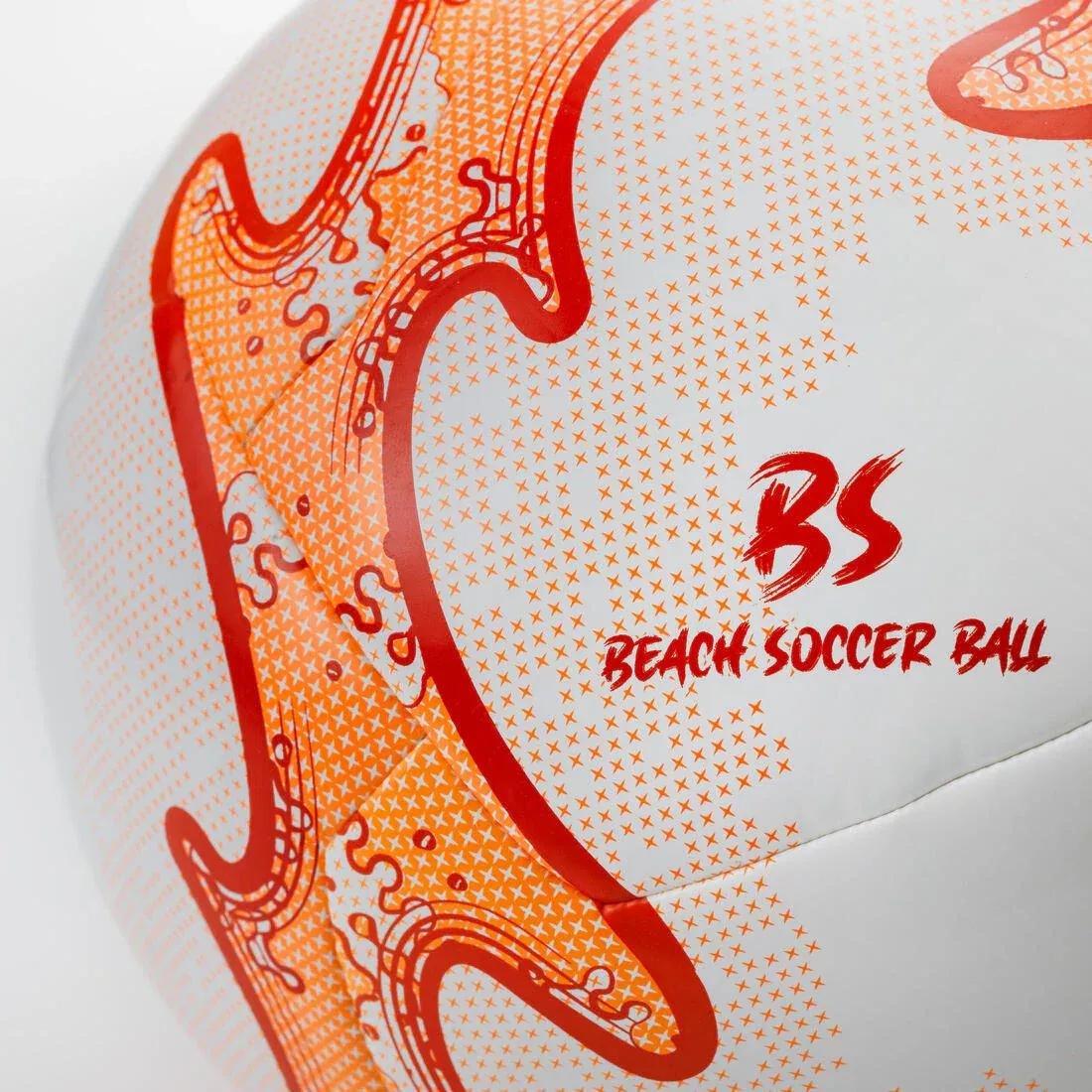 Size 5 Hybrid Beach Soccer Ball Light, Orange, No Color, large image number 8