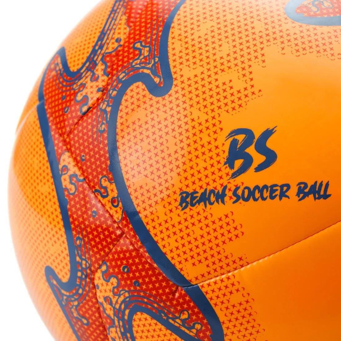 Size 5 Hybrid Beach Soccer Ball Light, Orange, No Color, large image number 9