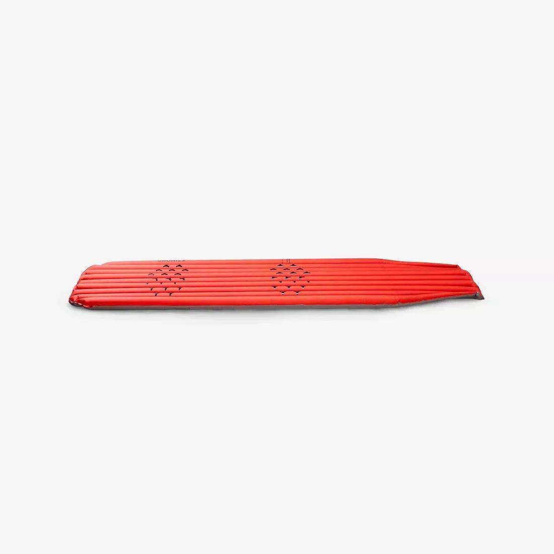 Lightweight inflatable trekking mattress - size L - MT500 L - 180 x 52 cm, Red, No Color, large image number 6